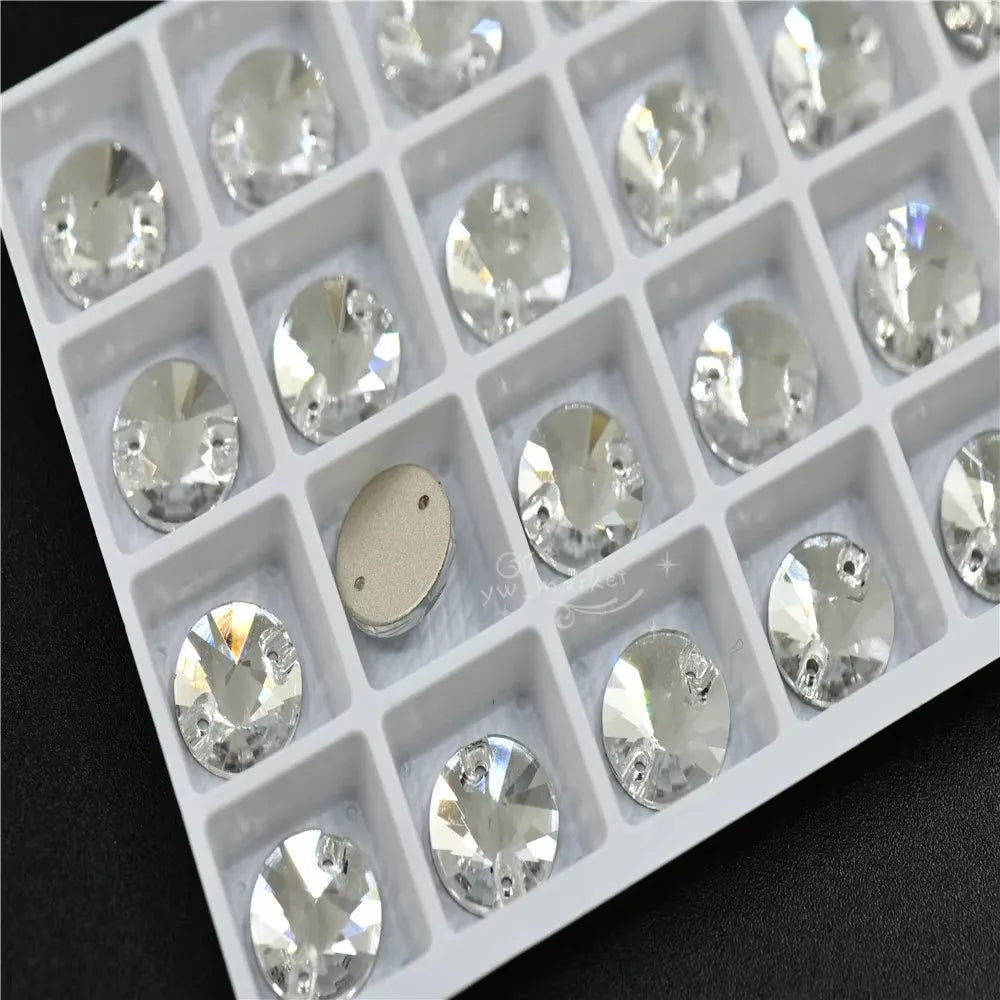 High quality  super glitter Round glass flatback rhinestone  Costume Dress sew on stones 12mm 14mm 18mm 16mm  can mixed size