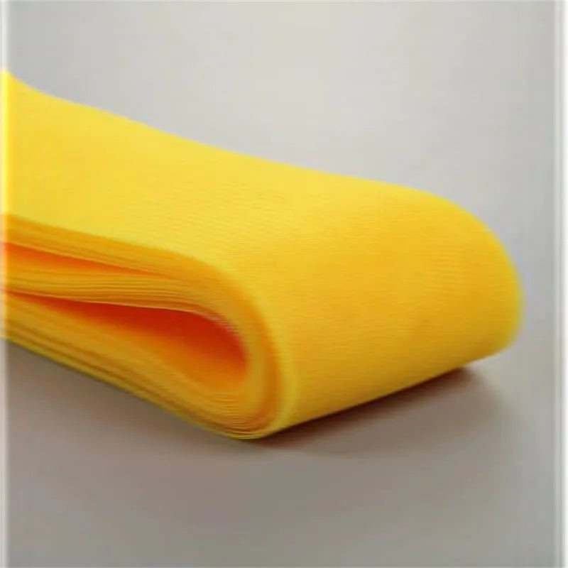 5cm 7.5cm plyester Mesh Ribbon Hard Stiff Flat Plain Crinolines Horsehair Fabric Multiple Widths  Hat And Skirt Making