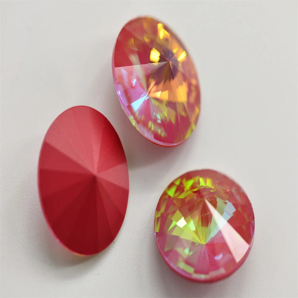 Jelly Red Mocha AB Rhinestones Stones And Crystals for Needlework  Jewels for Crafting