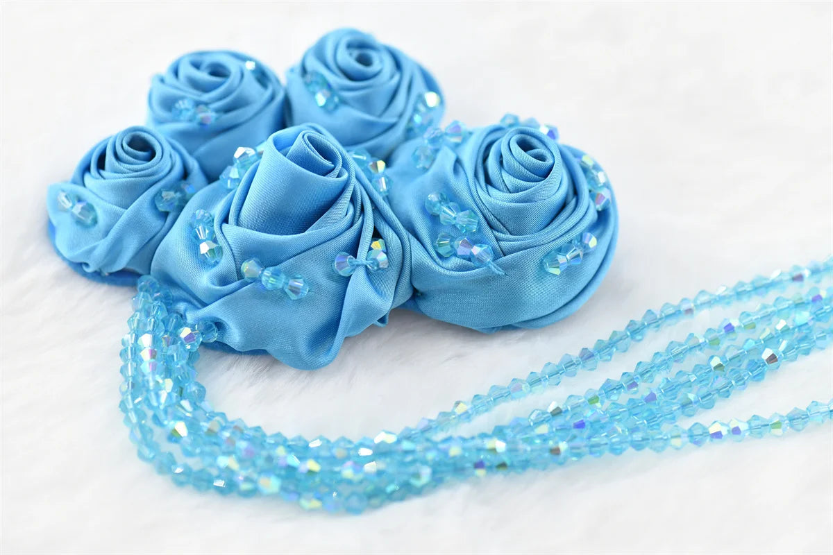 1 pcs with rhinestone rose flower Elegant Pin-On Corsages for Weddings & Events Easy wear Perfect for Dancing & Celebrations