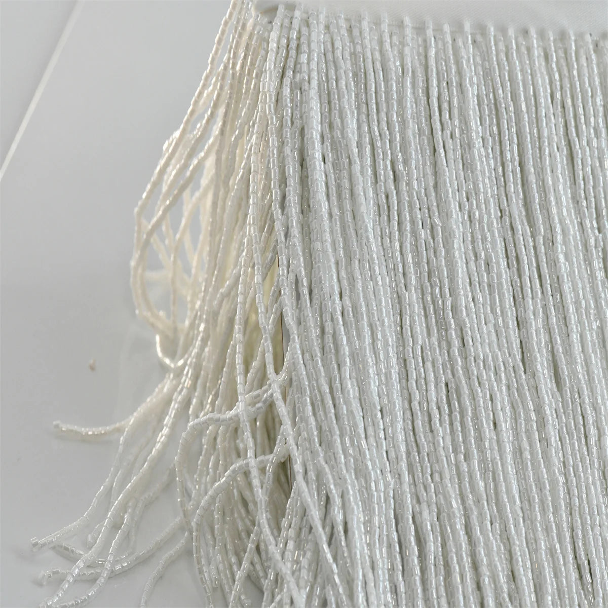 5 Yards 15cm Beaded Tassel Fringe Handmade Trimming for Costumes Dresses Crafts Sew on Decorative Edge