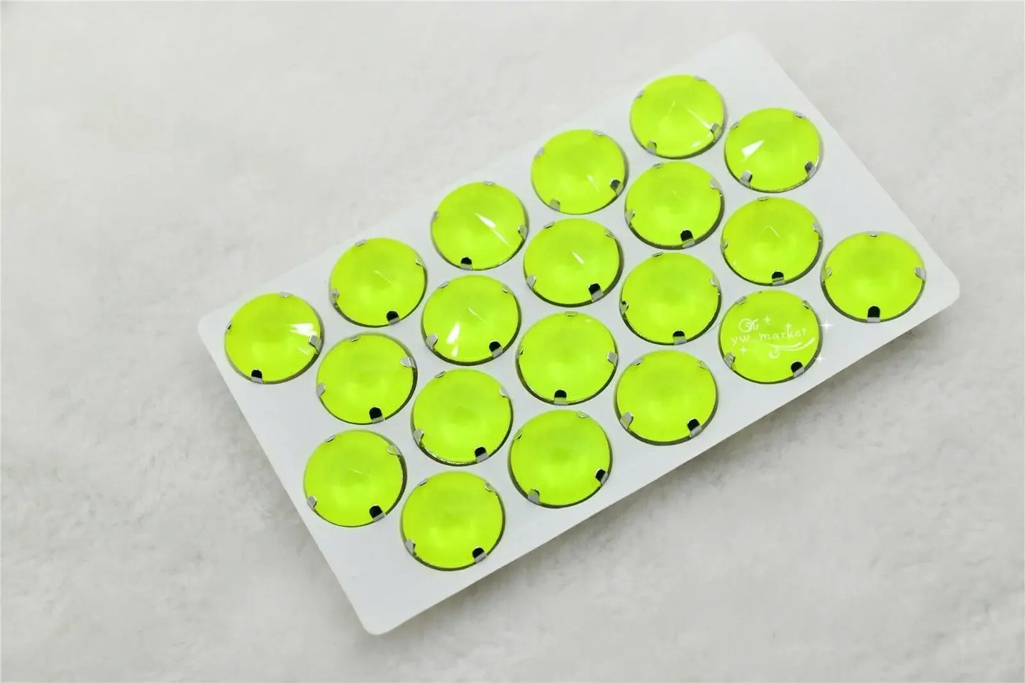 12mm 18mm neon color Rivoli  Stones Glass Crysta with  claw sets  For queens dress  Accessory sew on  Rhinestones  soldering