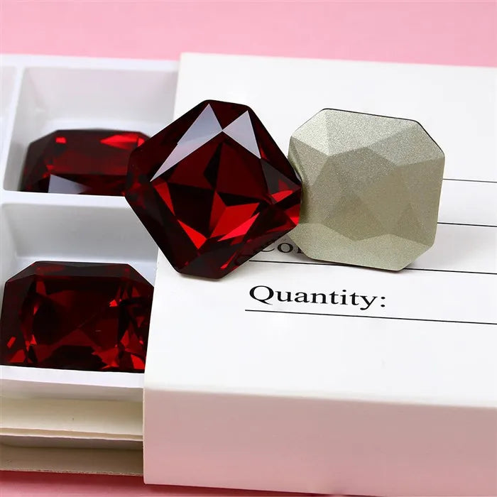 Sparkling K9 Glass Pointback Crystal Rhinestones for DIY Crafts and Jewelry Making