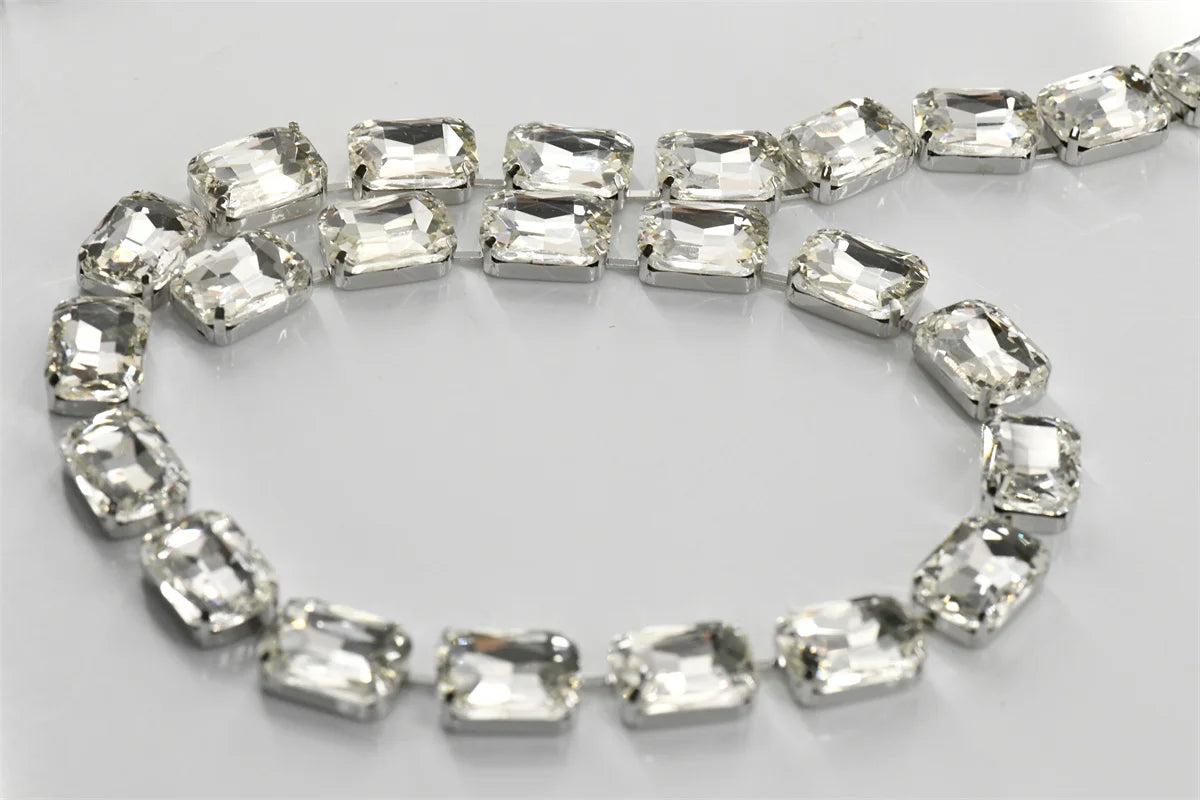 13x18mm  Strands pride necklace  handmade chain for dragqueen  Rectangle shape  1 yard