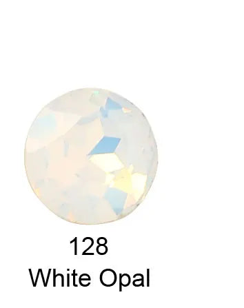 Round Crystal Glass Rhinestones, 3D Glitter Stones, DIY Diamonds for Jewelry Clothing, Garment Beads Decoration