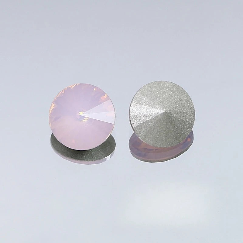 K9 18mm rivoli glass crystal pointback beads jewels making