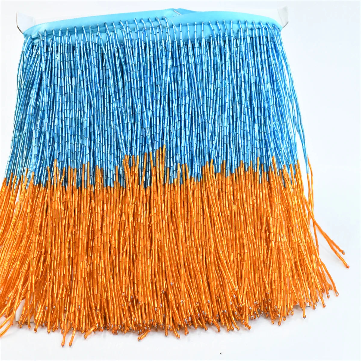 5 Yards 15cm Beaded Tassel Fringe Handmade Trimming for Costumes Dresses Crafts Sew on Decorative Edge