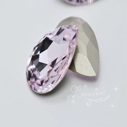 k9 light pink rhinestones  glass crystal for  jewels making  dress clothing decoration crafts beads