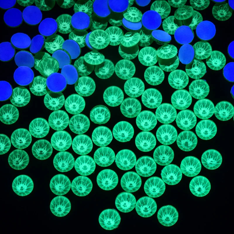 Glass Hotfix Rhinestones Neon Diamond Art Rhinestone Jewelery Crystals For Clothes Nails Sequins Crafts Materials