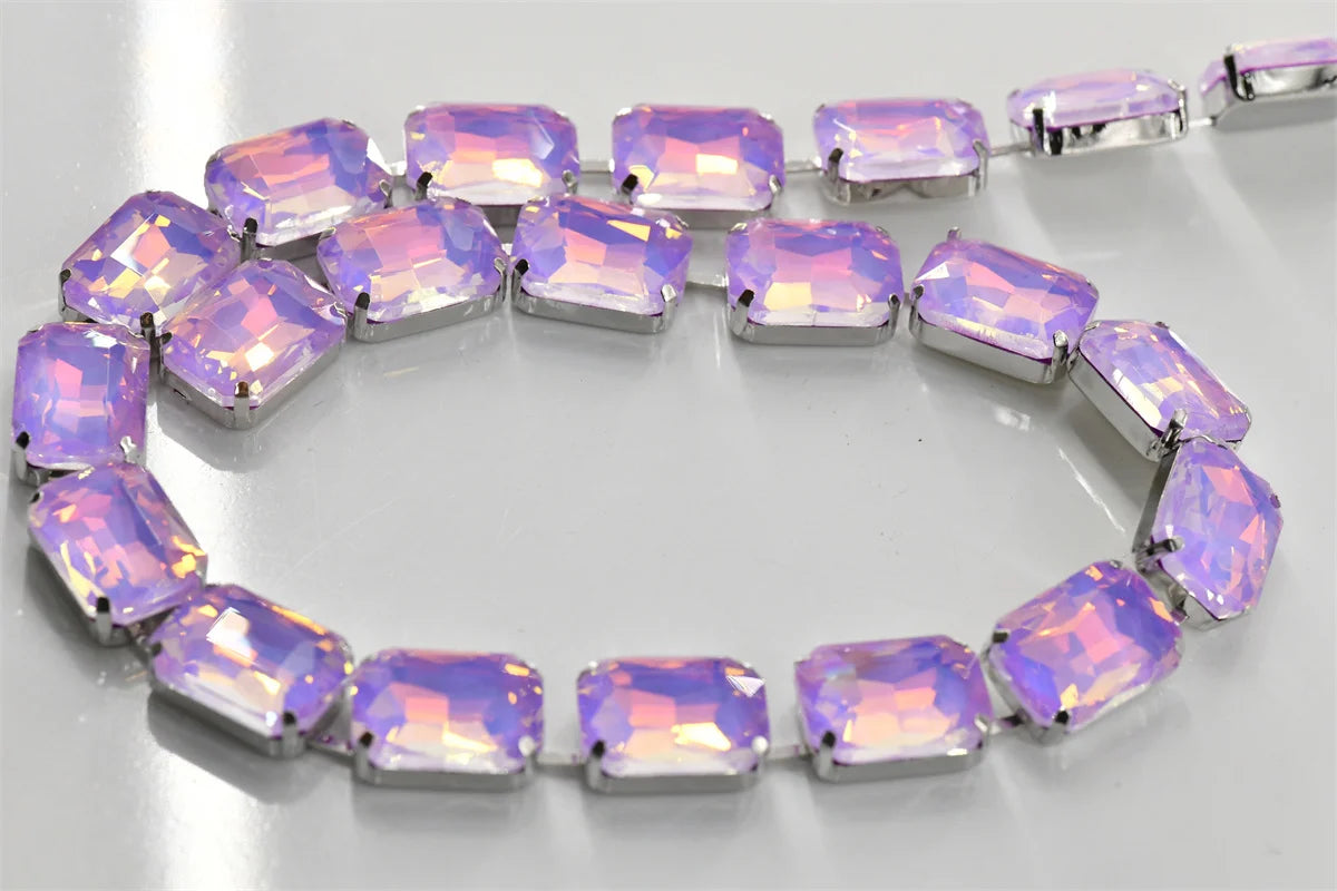 13x18mm  Strands pride necklace  handmade chain for dragqueen  Rectangle shape  1 yard