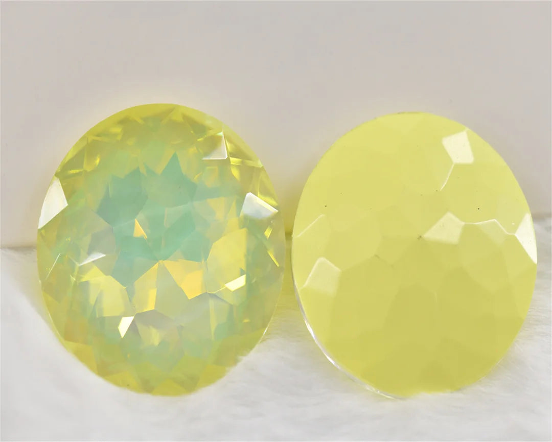 high quality 35mm Big rhinestones jelly Crystal  Round Glass stones  Jewels Making large beads for  wedding Decoration