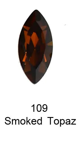 20pcs Navette Crystal Pointed Back Rhinestones All Size K9 Glass 3D Fancy Stones Nailart Diamond For Jewelry DIY 3017