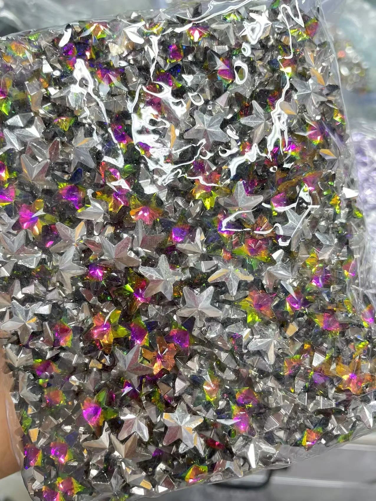 10mm star bulk Rhinestones rivoli Glass Crystal pointback strass Stone  Jewelry
