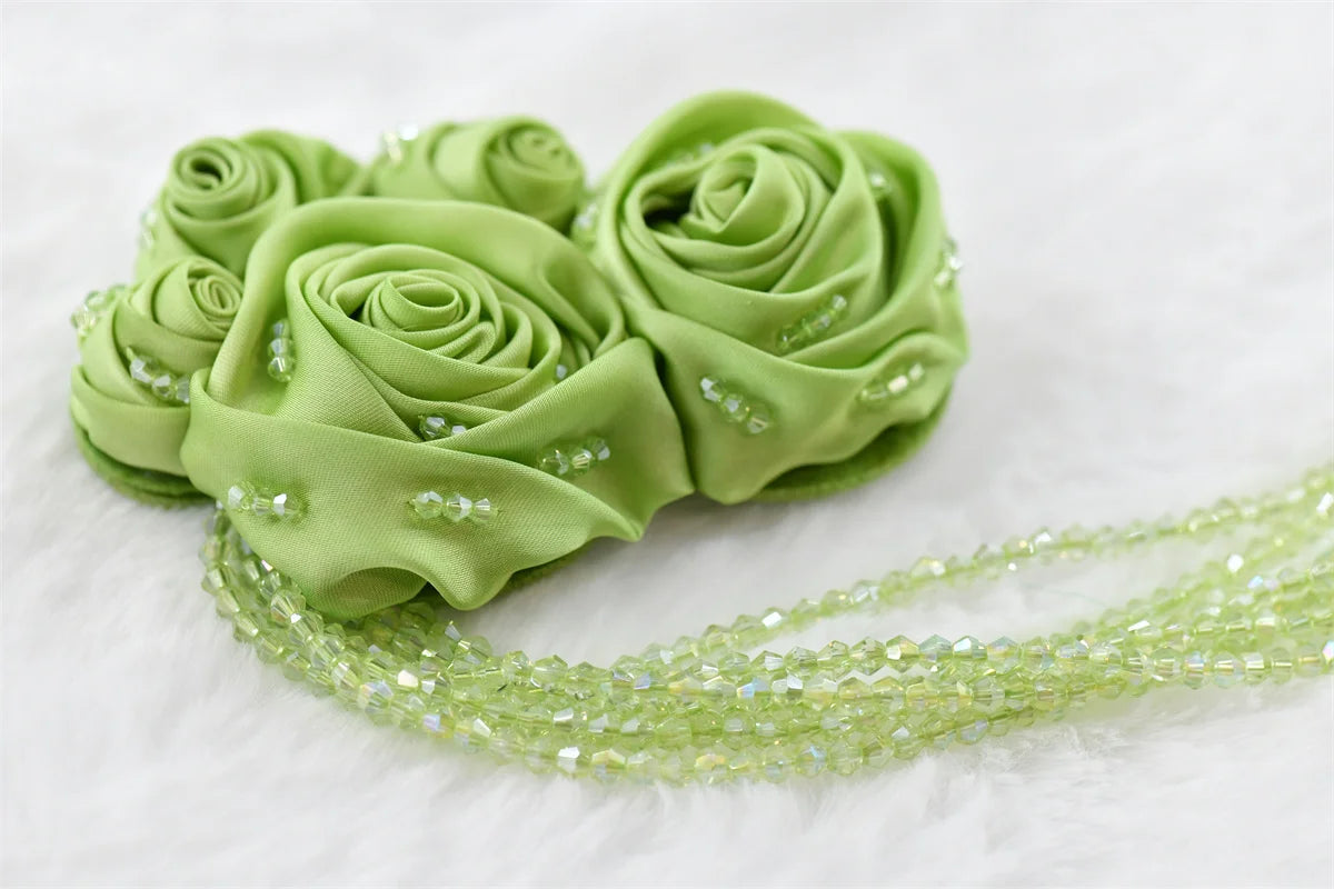 1 pcs with rhinestone rose flower Elegant Pin-On Corsages for Weddings & Events Easy wear Perfect for Dancing & Celebrations