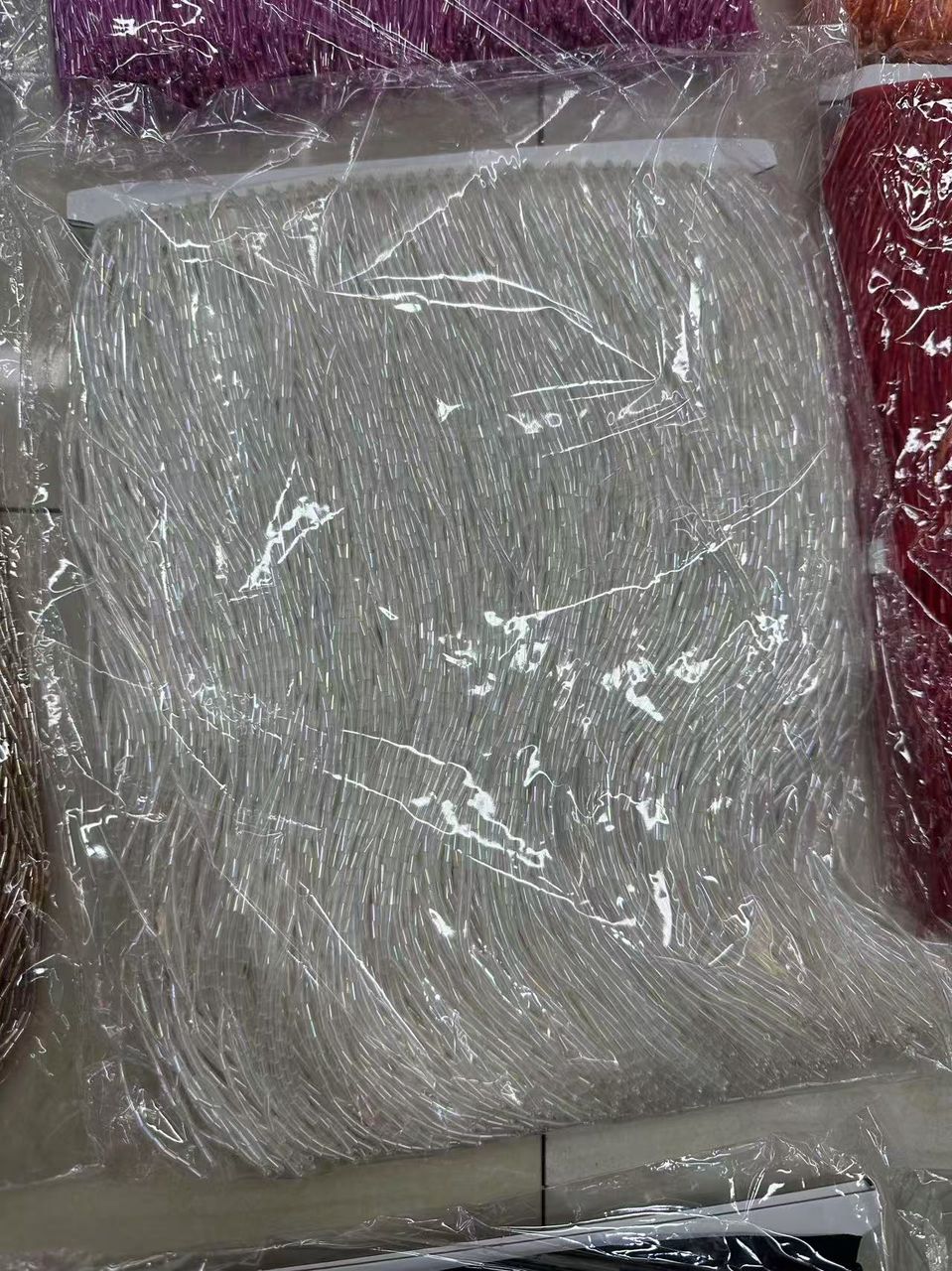 30cm glass bead fringe trim tassels sewing 5.5yard