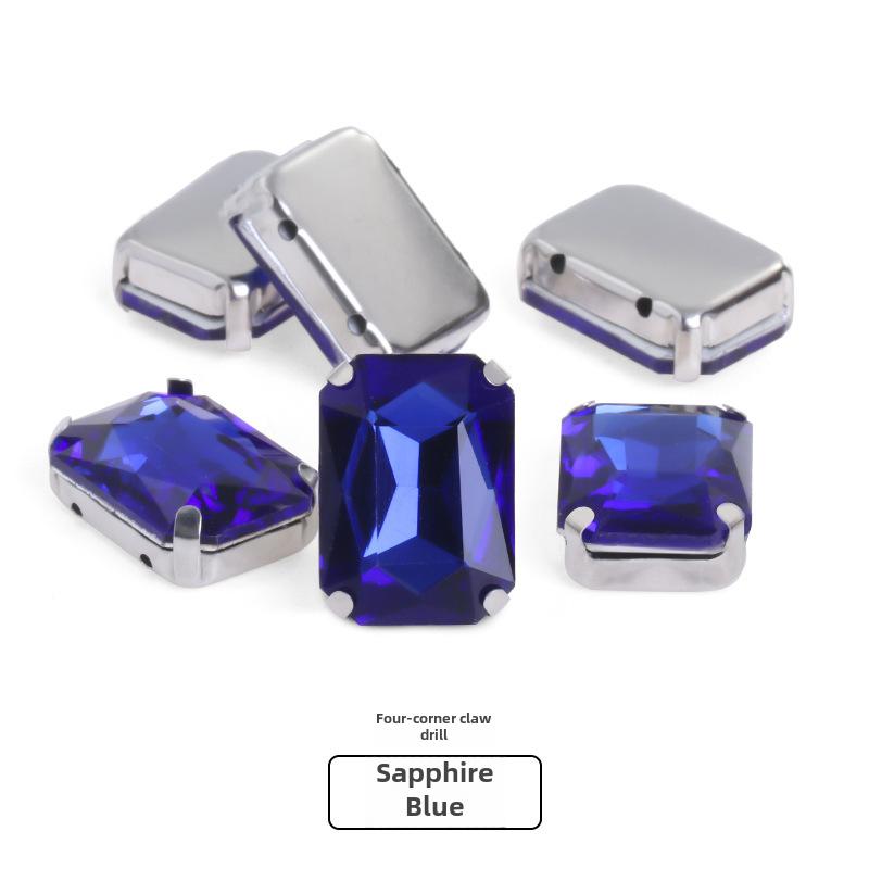 Octagonal Glass Drill for DIY Clothing and Bridal Accessories