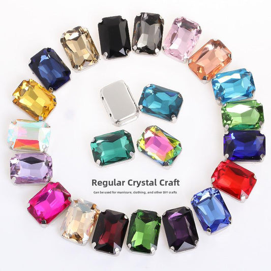 Octagonal Glass Drill for DIY Clothing and Bridal Accessories