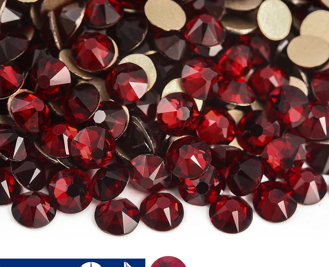 16cut face  Non Hotfix Glass Crystal Rhinestones for Nail Art Stick-On Flat Back Strass Gems 16 Cuts DIY Nail Decoration